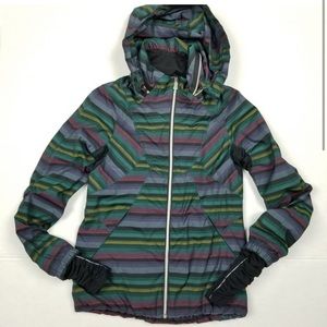 RARE Lululemon Poncho Stripe Hustle Jacket 4 EUC